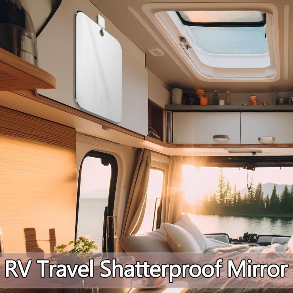Shatterproof Shower Mirror - Picture 4 of 5